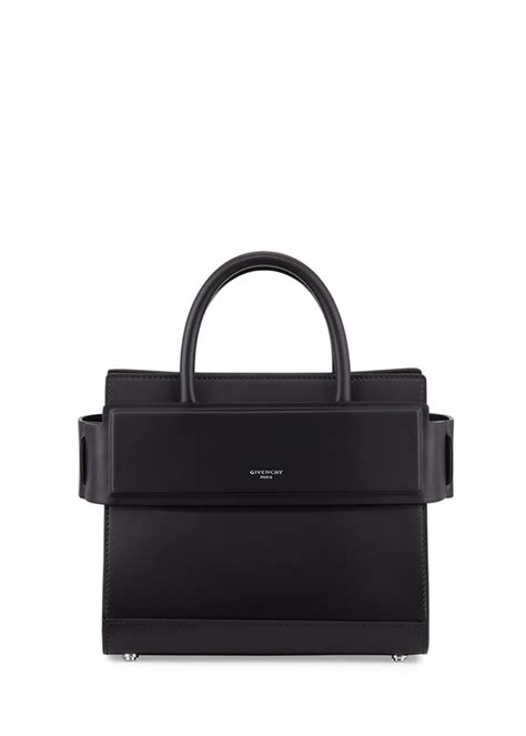 givenchy horizon mini black|Givenchy Horizon Mini Leather Satchel Bag, Black .